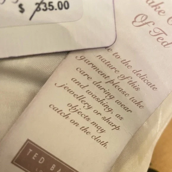 TED BAKER IMOEN OPULENT ORIENT JACQUARD PRINTED DRESS & PURSE - Picture 7 of 8